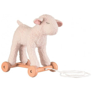 Mary das Wollschaf Kuscheltier zum Ziehen - tablude.com
