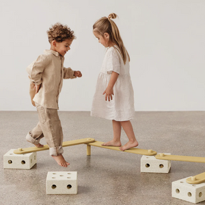 Beams Balance Board – Burnt Orange/Dusty Green 2 Stück - tablude.com