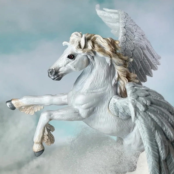 Figur - Pegasus Weißes Pferd mit Flügeln - tablude.com