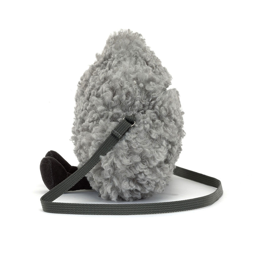 Plüsch-Umhängetasche – Gewitterwolke - tablude.com