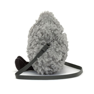 Plüsch-Umhängetasche – Gewitterwolke - tablude.com
