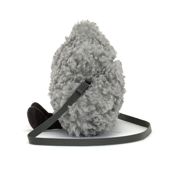 Plüsch-Umhängetasche – Gewitterwolke - tablude.com