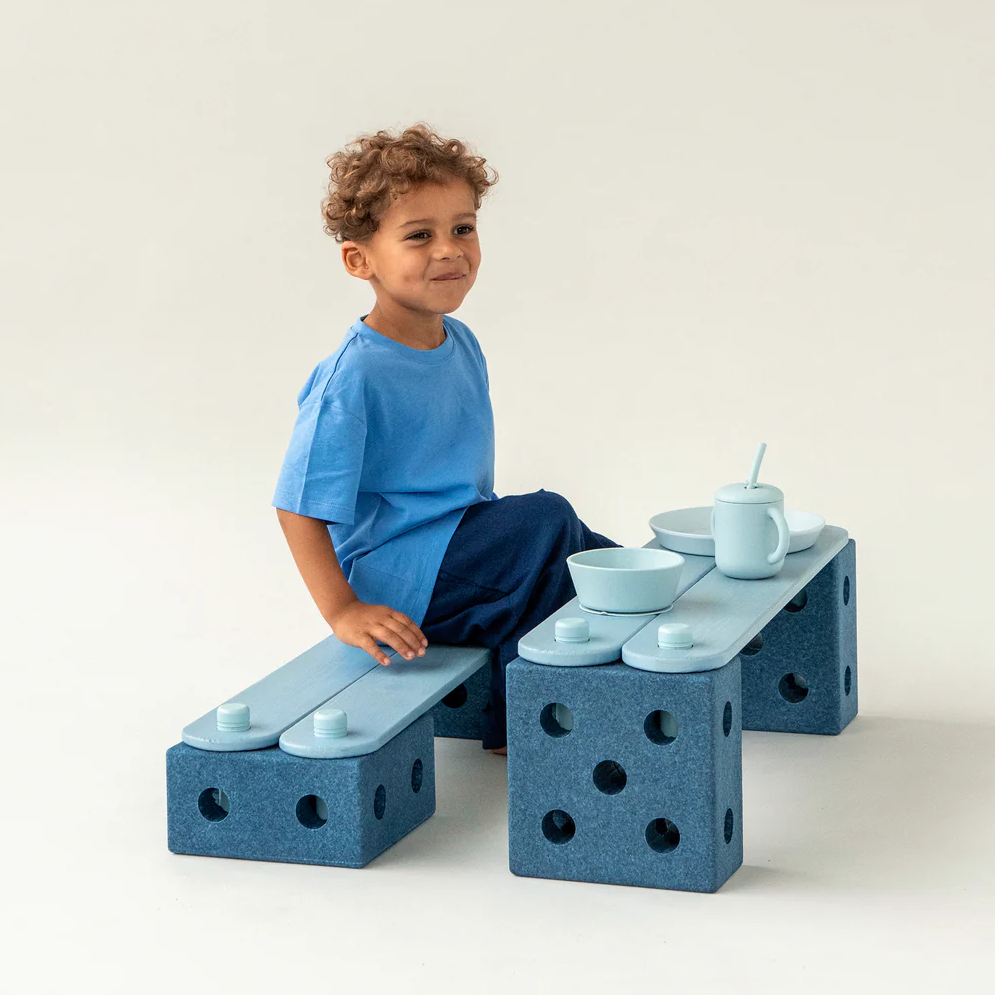 Balance Track Set – Tiefblau/Himmelblau - tablude.com
