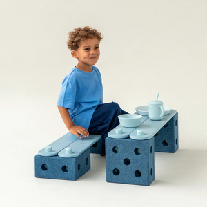Balance Track Set – Tiefblau/Himmelblau - tablude.com