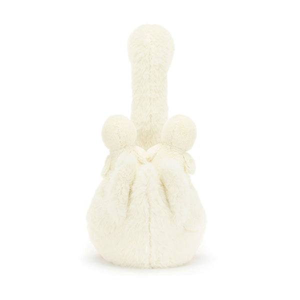 Plüsch-Schwan mit Küken  39 cm - tablude.com