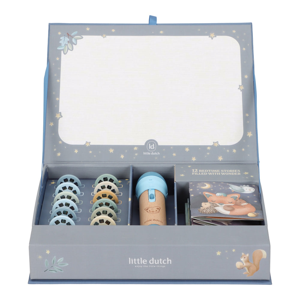Projektionsleuchte mit Märchen - Blau - tablude.com