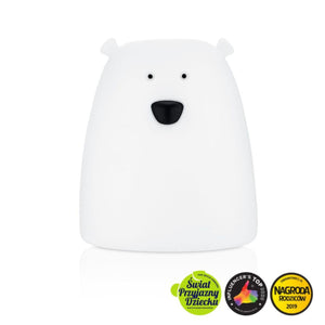 Kleine Teddybär-Lampe – weiß