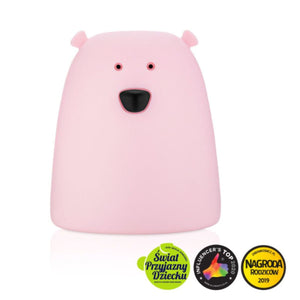 Kleine Teddybär-Lampe – rosa