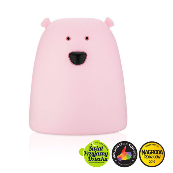 Kleine Teddybär-Lampe – rosa