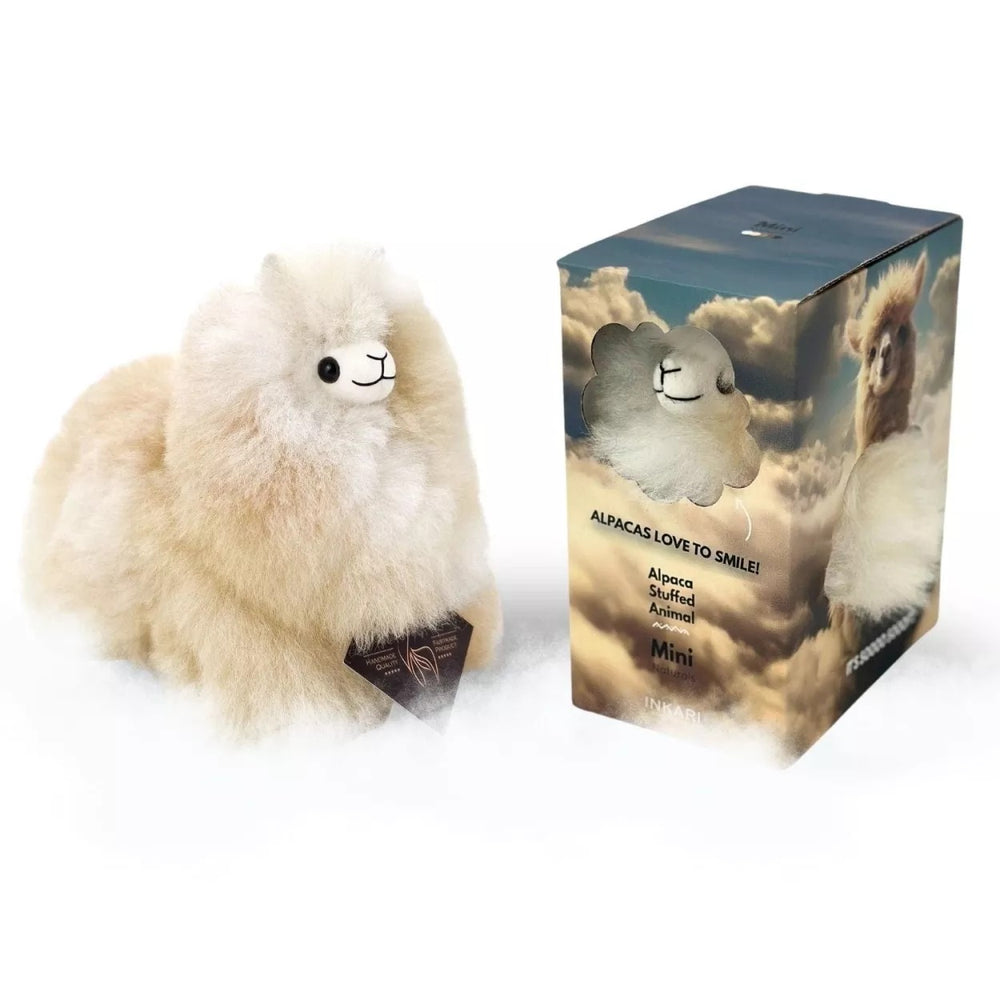 Plüsch-Alpaka Naturals – Sahara 15 cm - tablude.com