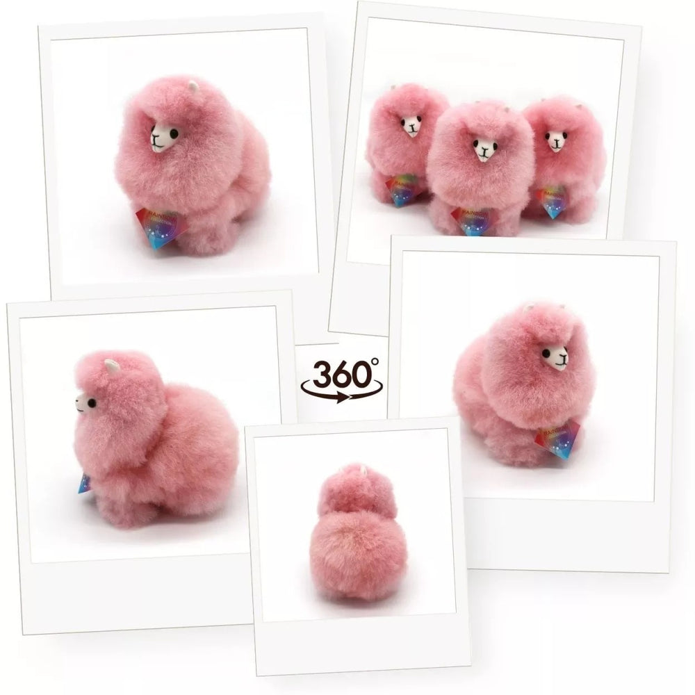 Plüsch-Alpaka Rainbows – Cotton Candy 15 cm - tablude.com