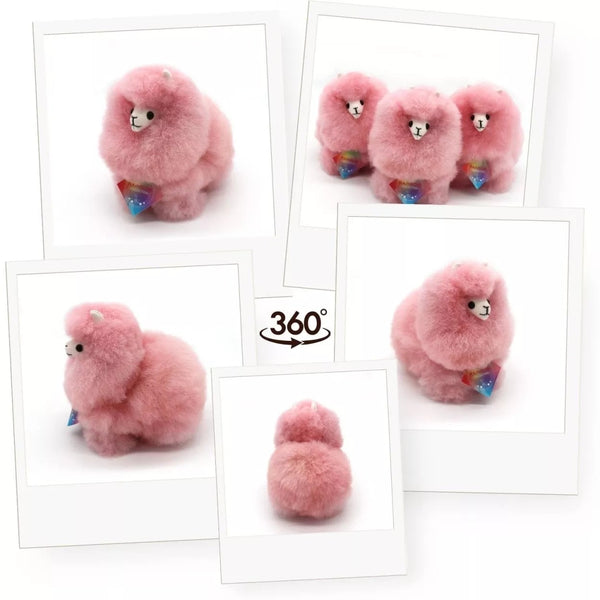 Plüsch-Alpaka Rainbows – Cotton Candy 15 cm - tablude.com