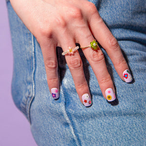 Nagelsticker – Flower 120 Stück - tablude.com