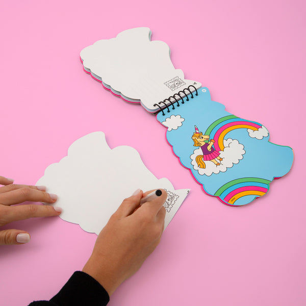Kreativheft mit Aufklebern – Lily - tablude.com