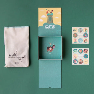 Taschenpuzzle mit Beobachtungsspiel – Burg 100 Teile - tablude.com