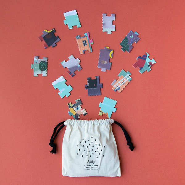 Taschenpuzzle – Feuerwehrmann, 36 Teile - tablude.com