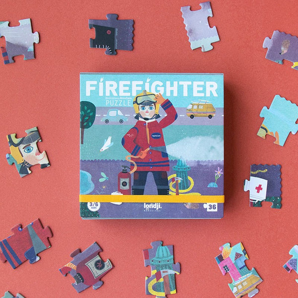 Taschenpuzzle – Feuerwehrmann, 36 Teile - tablude.com