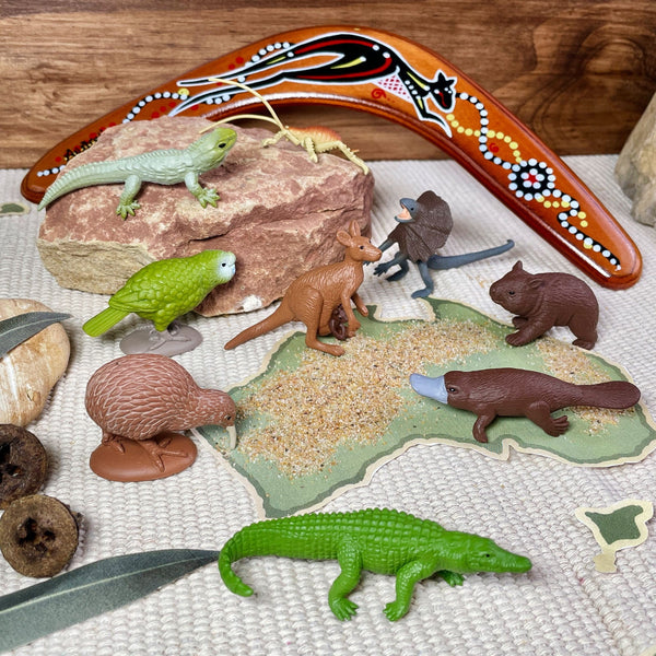 Figurenset in einer Tube TOOB – Tiere Australiens - tablude.com