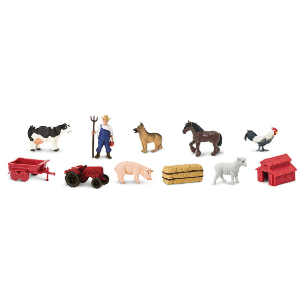 Figurenset in einer Tube TOOB - Auf dem Land - tablude.com
