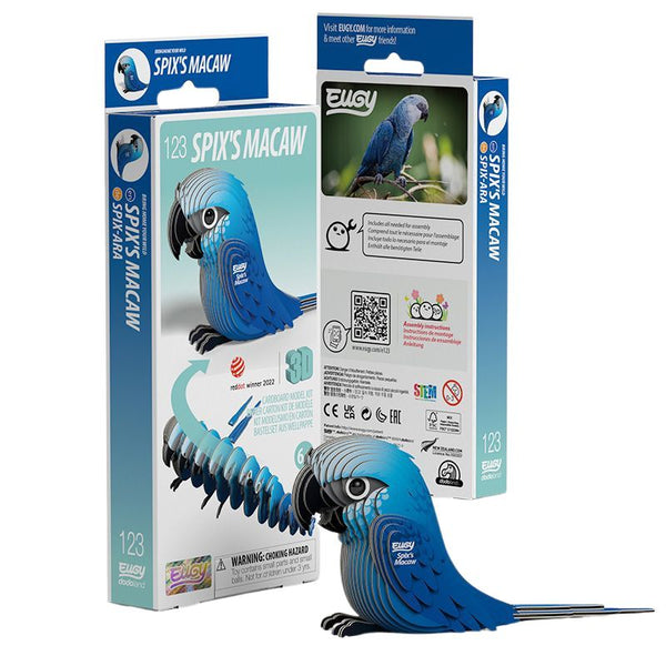 Öko-Puzzle 3D  - Blauer Ara - tablude.com