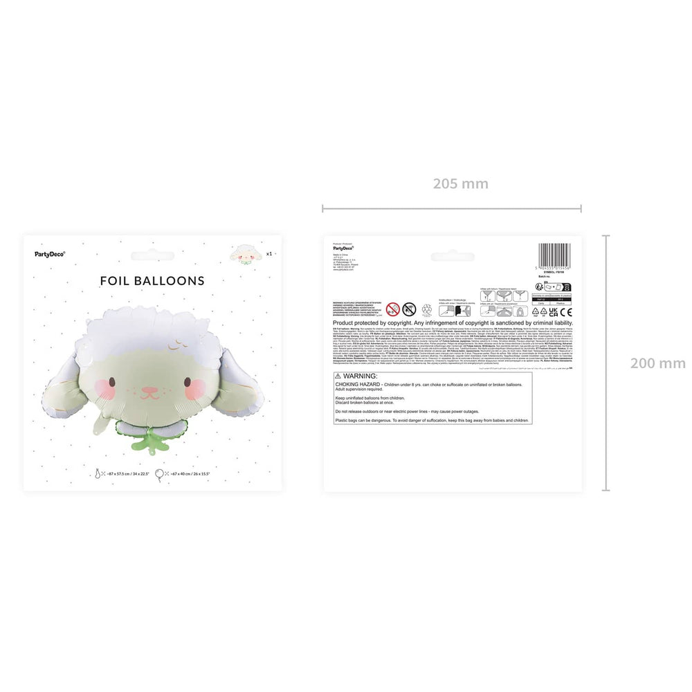 Folienballon – Schaf 87 x 57,5 cm