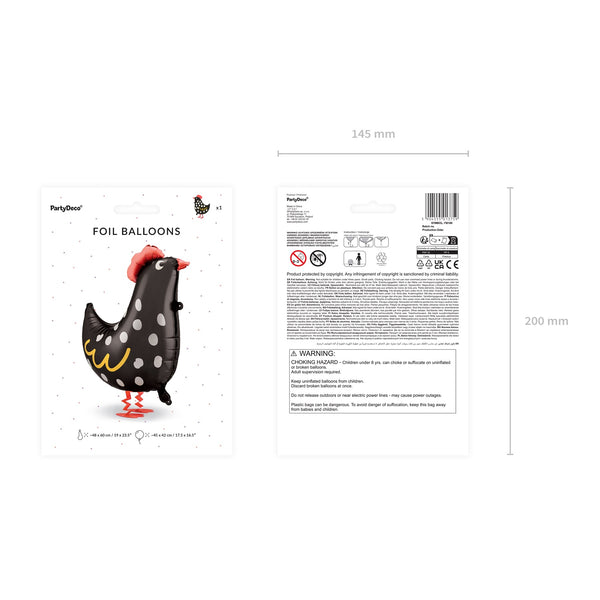 Folienballon – Hahn 48 x 60 cm