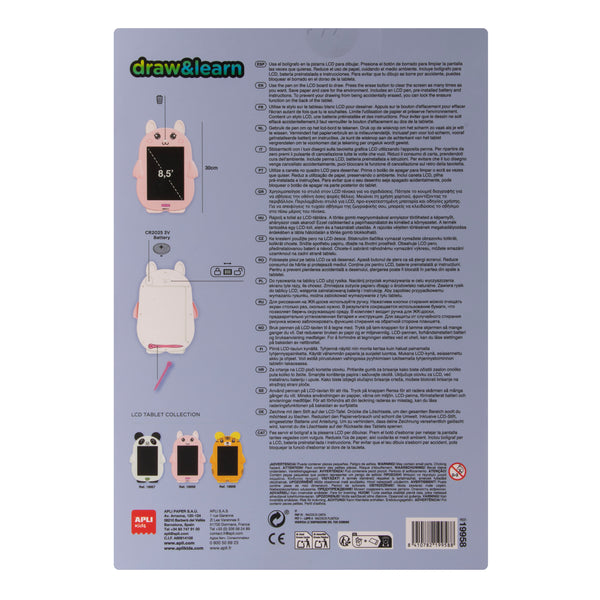 Magisches LCD-Zeichentablett – Hase - tablude.com