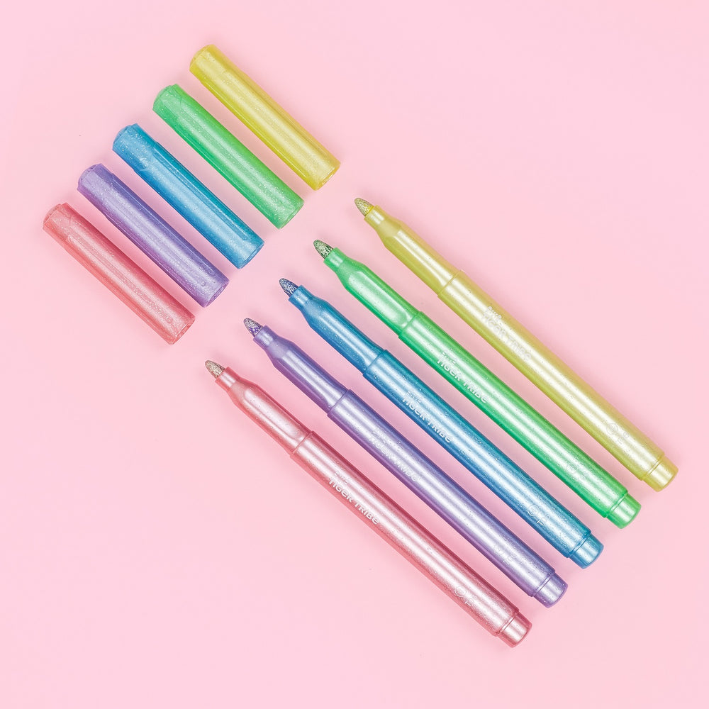 Glitzernde Filzstifte - tablude.com
