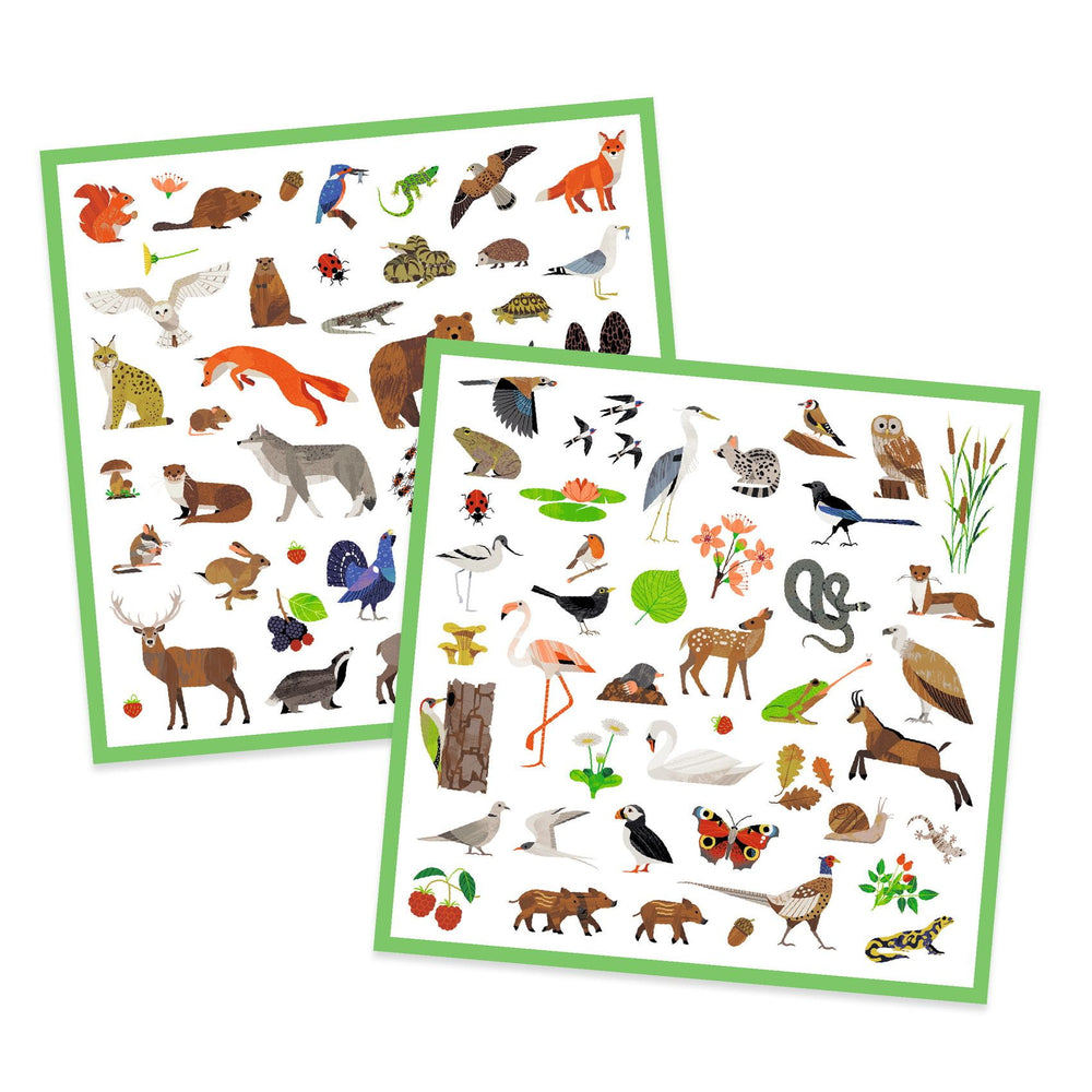 Stickerset 160 Stück – Fauna - tablude.com