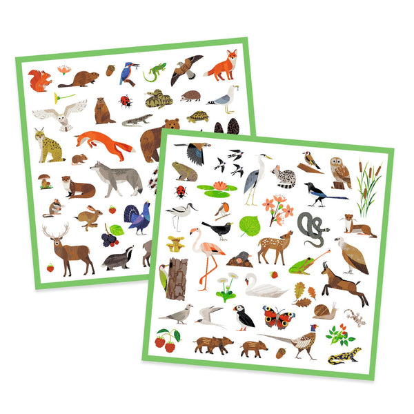 Stickerset 160 Stück – Fauna - tablude.com