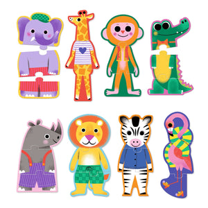 Puzzle-Trio  für die Kleinsten - Savanne - tablude.com