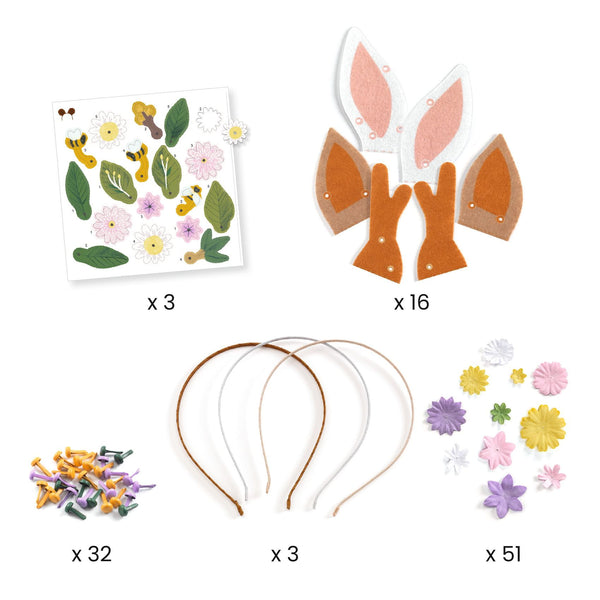 Do it yourself – Blumen-Haarbänder mit Tiermotiven - tablude.com