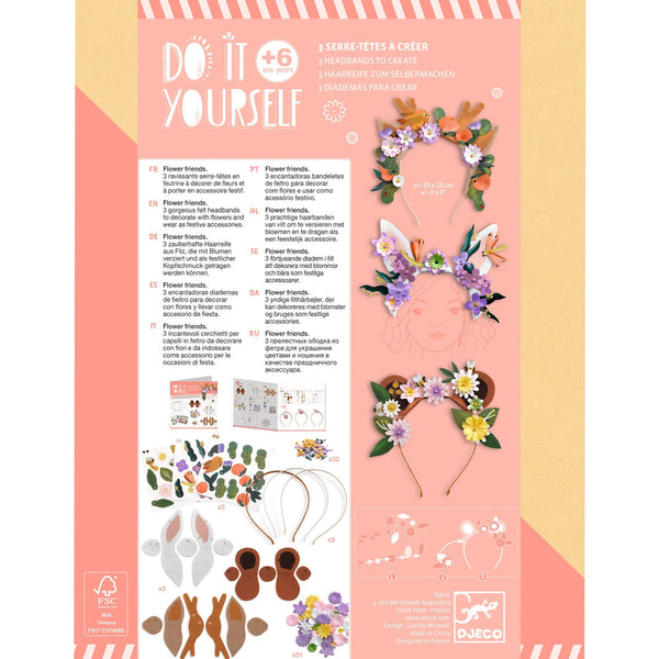 Do it yourself – Blumen-Haarbänder mit Tiermotiven - tablude.com