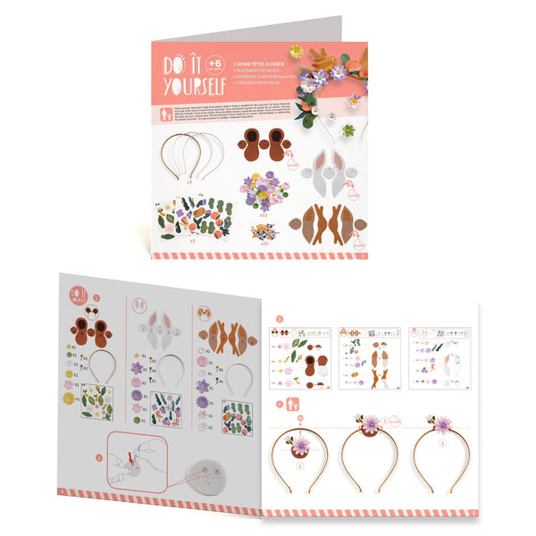 Do it yourself – Blumen-Haarbänder mit Tiermotiven - tablude.com