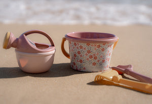 5-teiliges Strandset – Pink Flowers - tablude.com