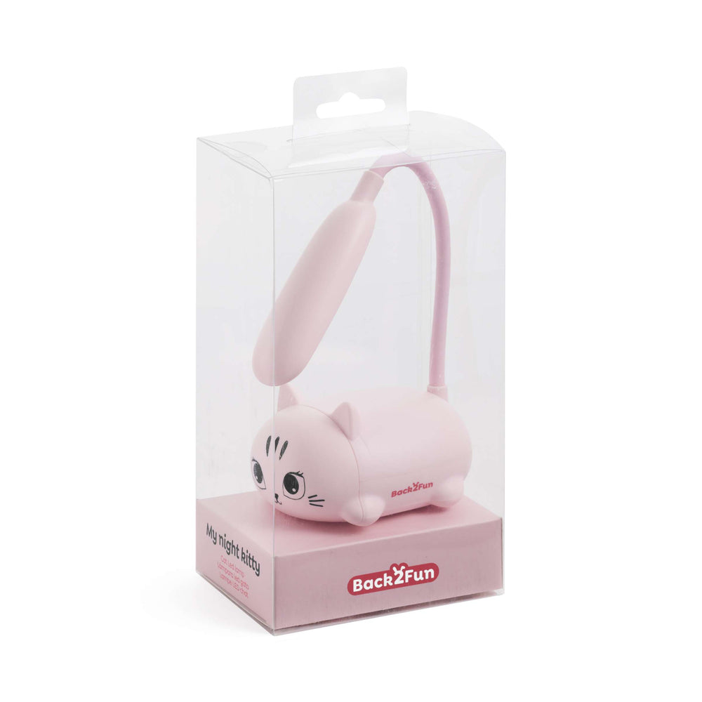 LED-Lampe – Rosa Kätzchen