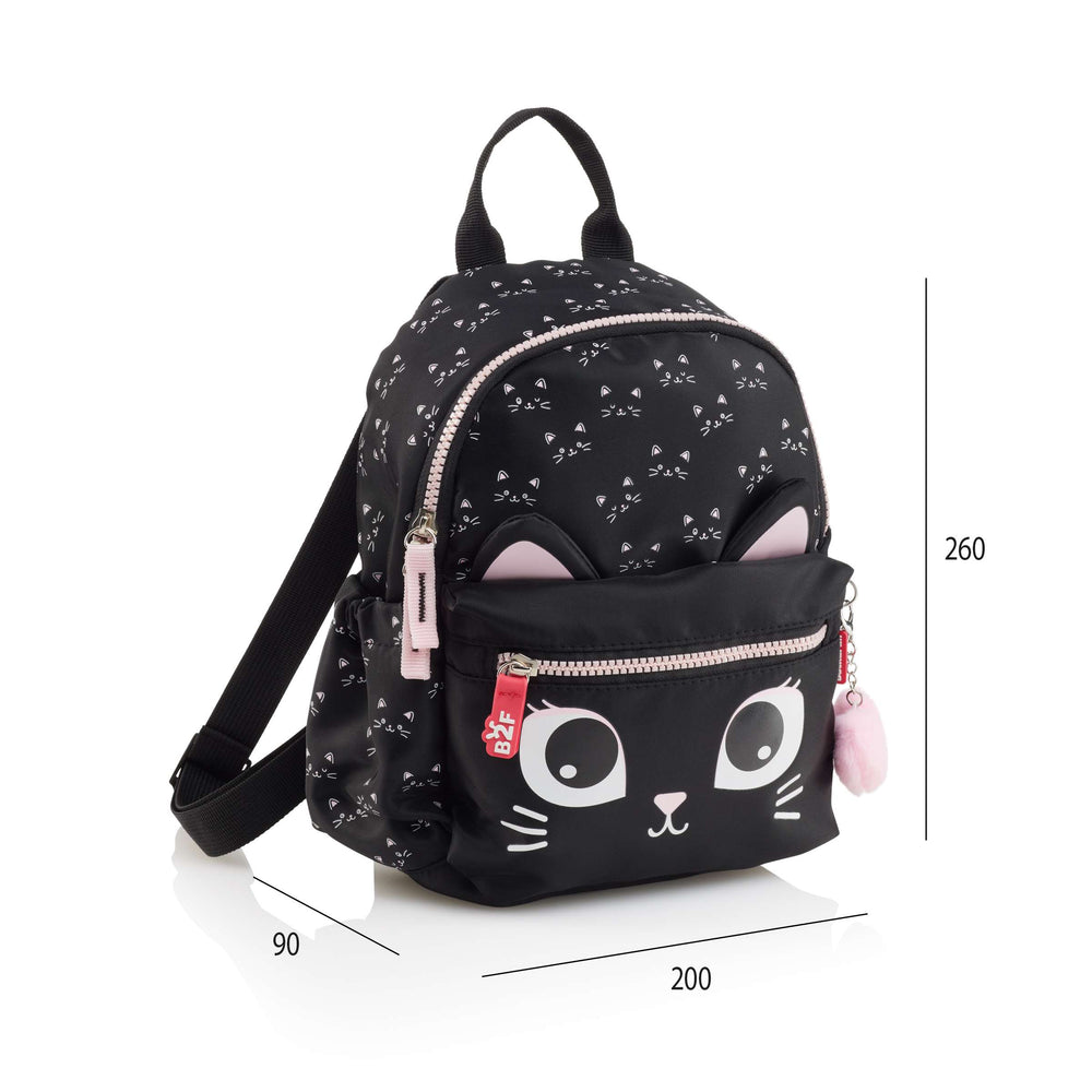 Kleiner Rucksack – Schwarze Katze 5 l
