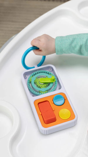 Set mit 3 sensorischen Quadraten mit Kugelschieber PlayTab - tablude.com