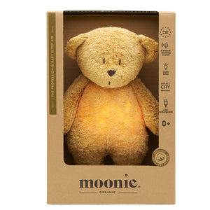 Brummender Teddybär mit Lampe Organic 2.0 – Honey