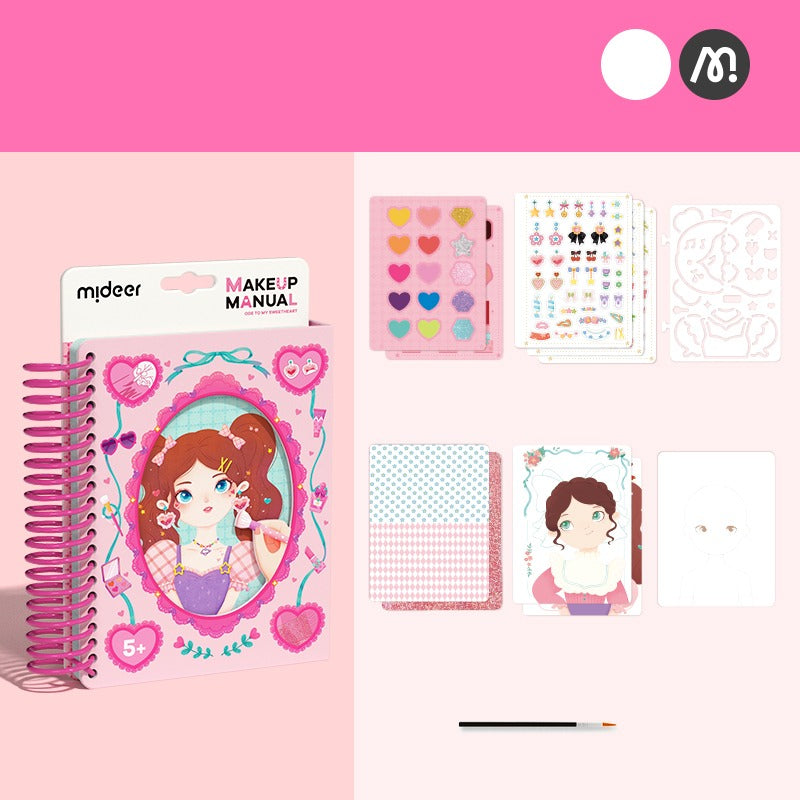 Kreativheft für kleine Visagistinnen – Prinzessin - tablude.com