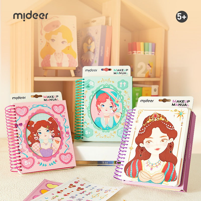 Kreativheft für kleine Visagistinnen – Prinzessin - tablude.com