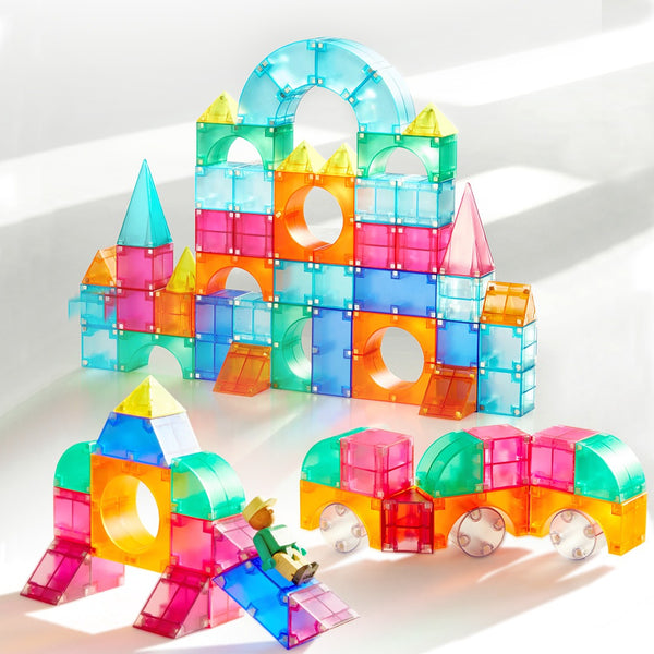 Magnetische Bausteine 3D - 46 Teile - tablude.com