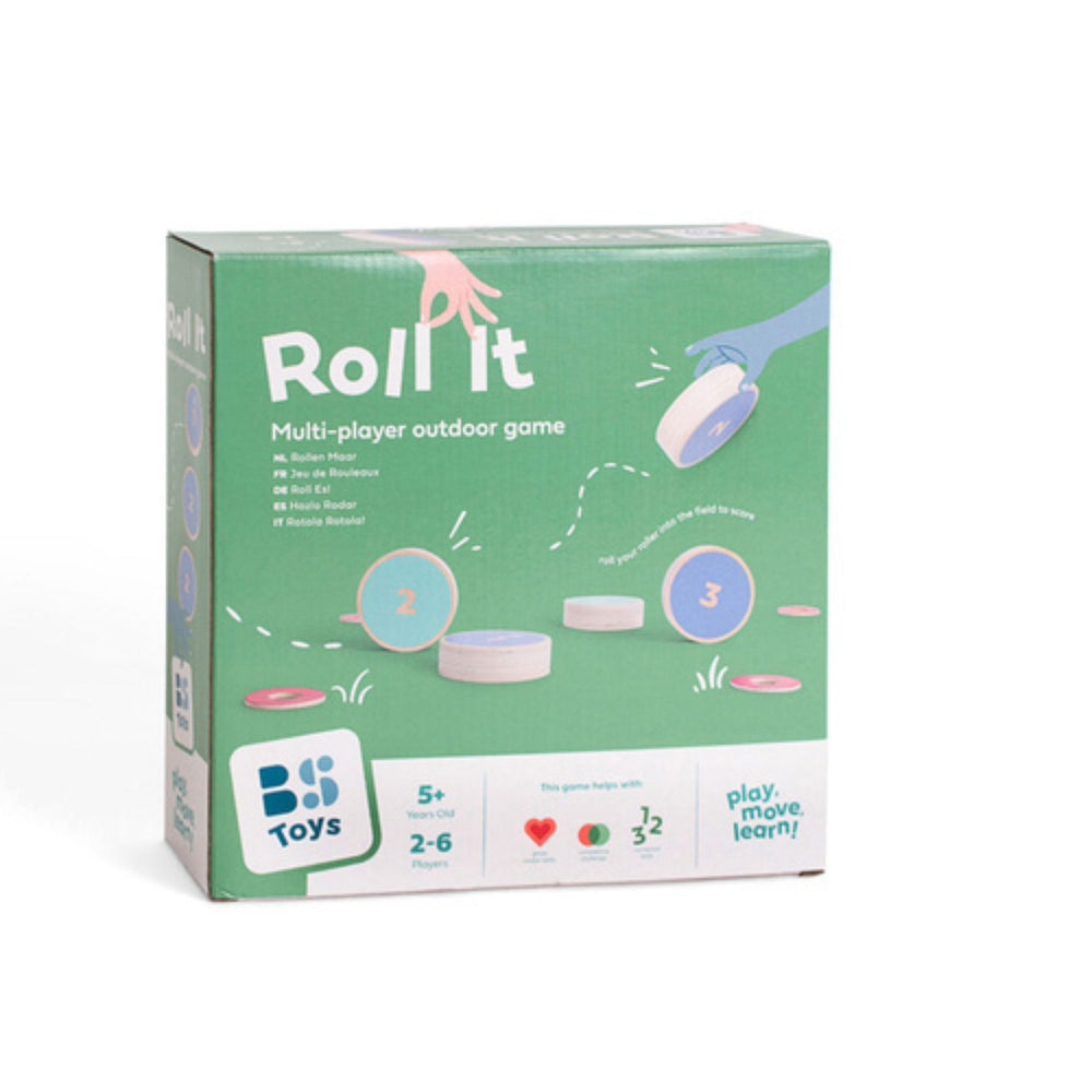 Holzgeschicklichkeitsspiel – Roll die Scheiben - tablude.com