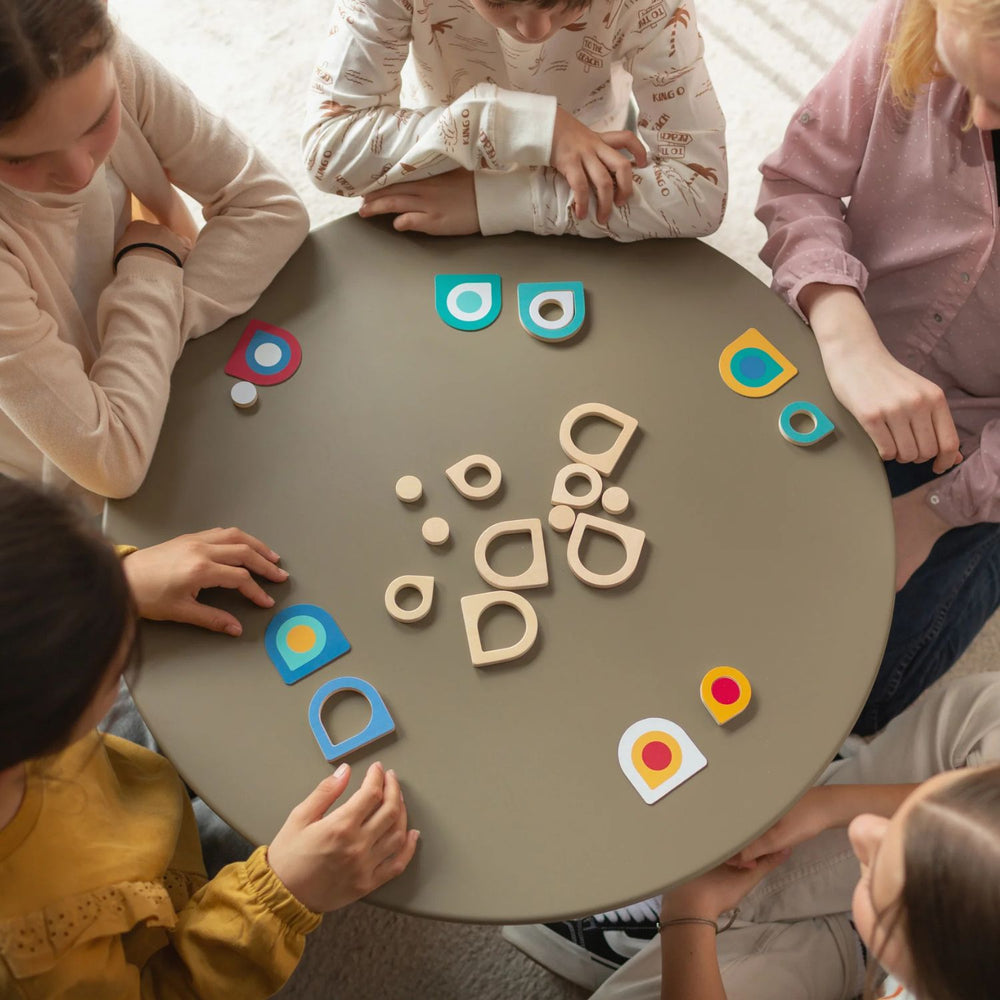 Holz-Memory-Spiel – Finde das passende Muster - tablude.com