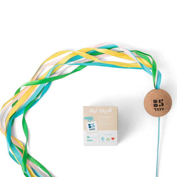 Kork-POI mit Bändern – Jonglierball - tablude.com