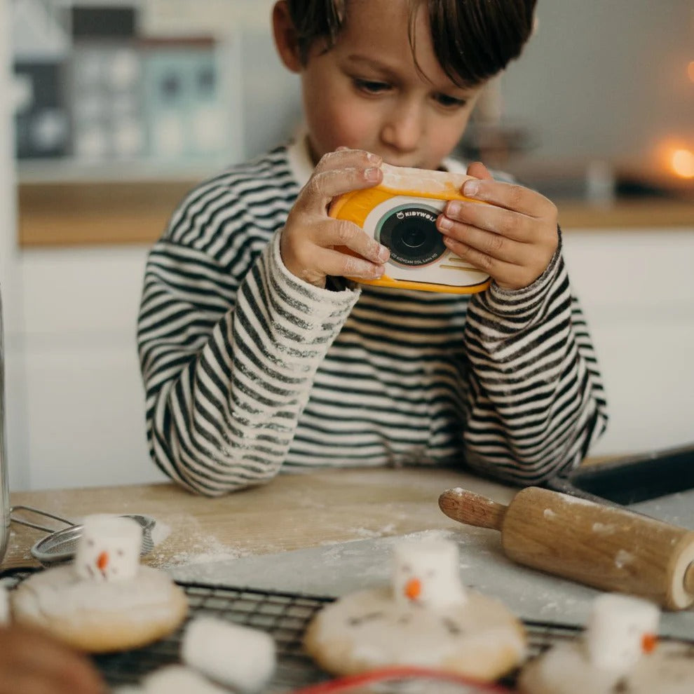 Wasserdichte Kinderkamera – Gelb - tablude.com