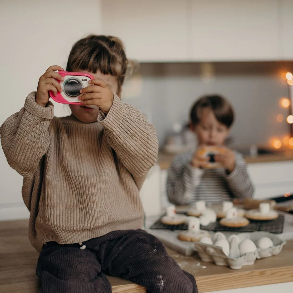 Wasserdichte Kinderkamera – Rosa - tablude.com