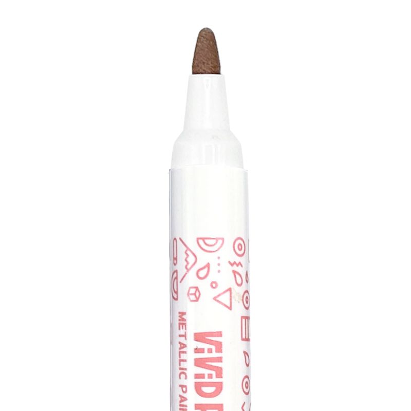 Metallic-Acrylmarker – kräftige Farben – Vivid Pop, 8er-Set