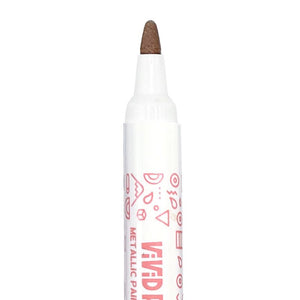 Metallic-Acrylmarker – kräftige Farben – Vivid Pop, 8er-Set