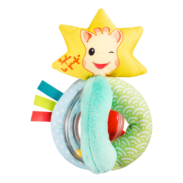 Geschenkset Sophie la girafe mit weicher Rassel - tablude.com